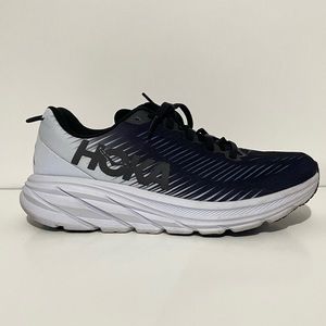 Hoka One One Rincon 3 Women’s Black White Running Walking Shoes Size 9B